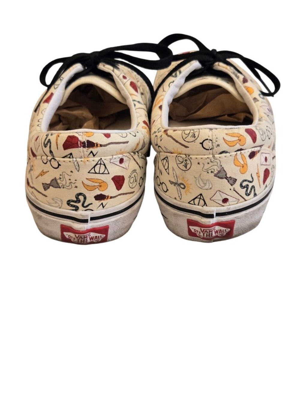 Vans X Harry Potter Era Cream Icon Sneakers All Over Print Size 8.5 Men / 10 Wom - Picture 8 of 9